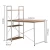 Import Design computer desktops T-type home office desk With 4-Tier Shelves from China
