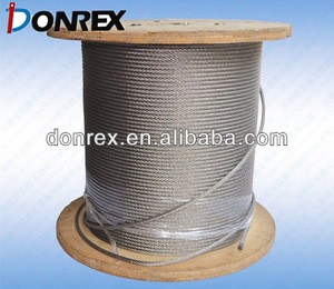 DIN 3055 galvanized steel wire rope