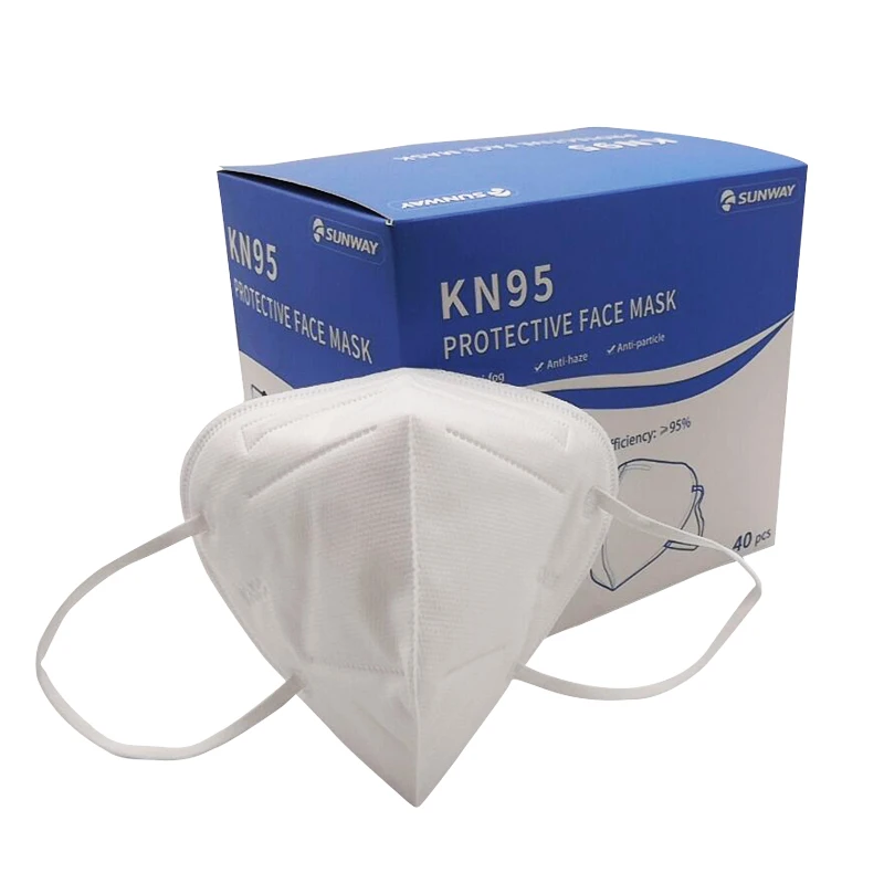 Disposable Civil KN95 Face Mask Manufafacturers China 4 Ply Non-woven GB2626 KN95 Mask