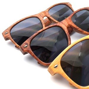DLC9009 High quality oem wooden custom sunglasses with wood grain printing