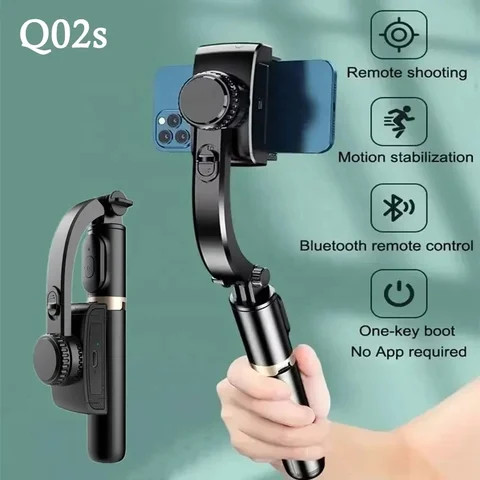 Dodoup Q02s handheld selfie tripod stand mini blue tooth photo clicker selfie stick for phone with led fill light