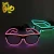 Import Double Colors Sound Activated EL Light Up Glasses from China