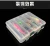 Import Double Sided 12 10 Compartment Plastic Fishing Lure Tackle Box Hooks Baits Storage Custom Reversible Fishing Lure Box Case from China