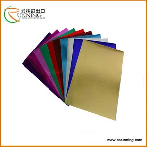 Double sided metallic paper/Metallic paper/ Metallic paperboard