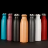 Double Wall Personalised Water Bottles Powdered Coating Milk Botttle Stainless Steel Sports Items Gym Customized Logo Acceptable