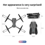 drones e99 hot-selling folding drone HD dual-camera toy drone 4K professional hd cheap and long