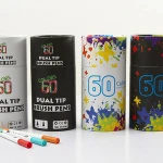 Dual Tip Brush Pens with Fineliner Tip Art Marker (60 Unique Colors)