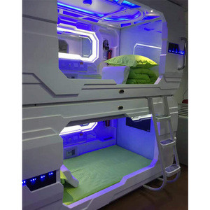 Durable ABS material sleep pod capsule bed sleepbox hotel funiture resting bed for wholesale for Theme hotel
