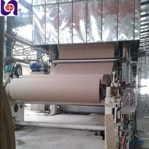 Easy Cooperating Fluting And Testliner Paper Kraft Machinery Make Paper Corrugated Cardboard Processing Machine Line