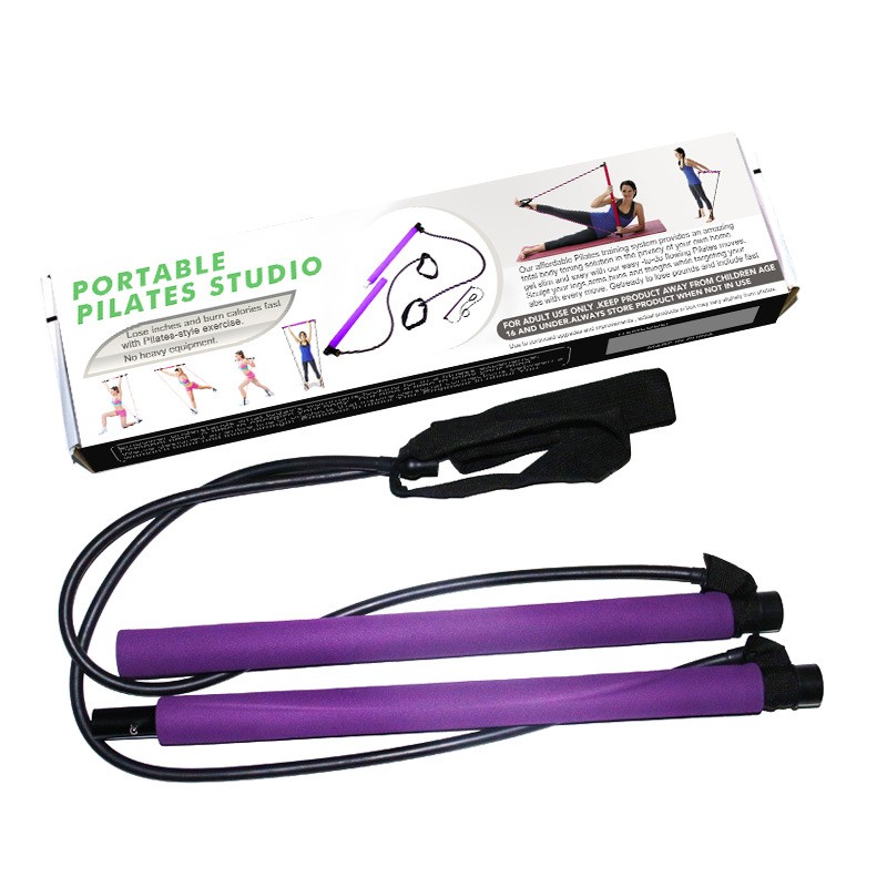 Easy to carry portable yoga pilates bar and yoga pilates bar pilates work out bar