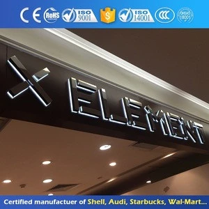 Edge Lit 3D Led Letter For Chain Store Guangzhou Advertising Equipment Supplier