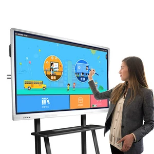 Education equipment large screen 65 inch electronic white board ir touch interactive whiteboard for classroom office