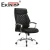 Import Ekintop Swivel Black Upholstered Wheels Real Genuine Leather Office Chair from China