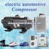 Electric car air conditioning with BLDC 12/24/48/72Volt Kompressor for Locomotives Wagons Trams Suburb trains and other rail