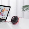 Electric LED Light Mini Car Air Cooling Vent Fan usb Vehicle Mounted Cooler Fans Wholesale Factory Price