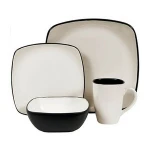 Elegant Square Dinnerware Set/Vajilla