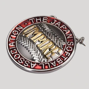 Emblem metal logo colorful made brass masonic badges with printing
