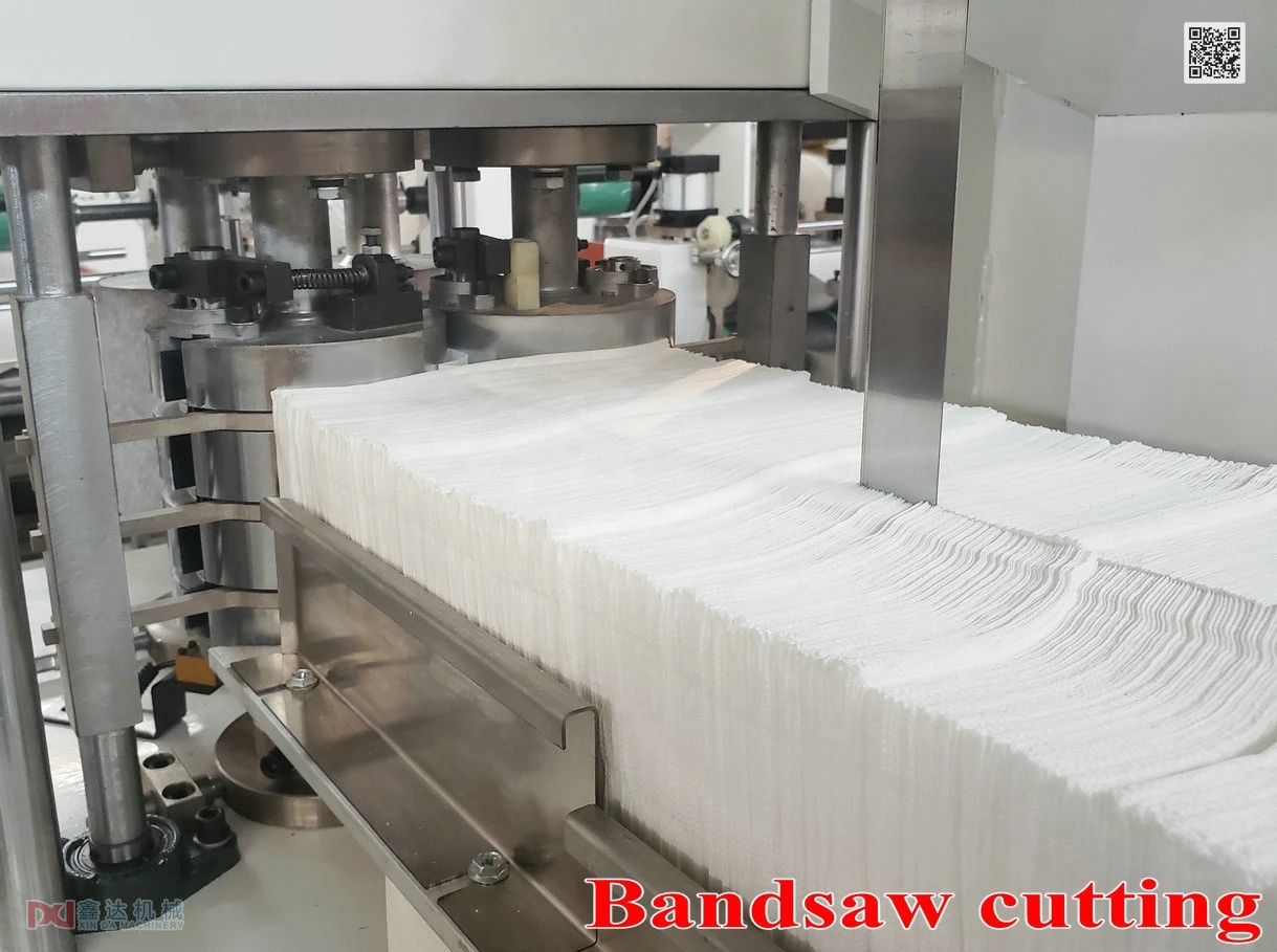 Embossed folding napkin paper serviette tissue making machine price