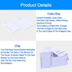 Eseye EM4100 Tk4100 125khz Access Control Card RFID Cards Tag Sticker Key Fob Token Ring Proximity Chip 1.8mm Smart Card
