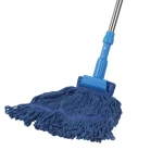 Europe Recommendation High Quality Plastics Tiger Clamp Cotton Looped End Mop Striping Shaped for Effective Household Cleaning