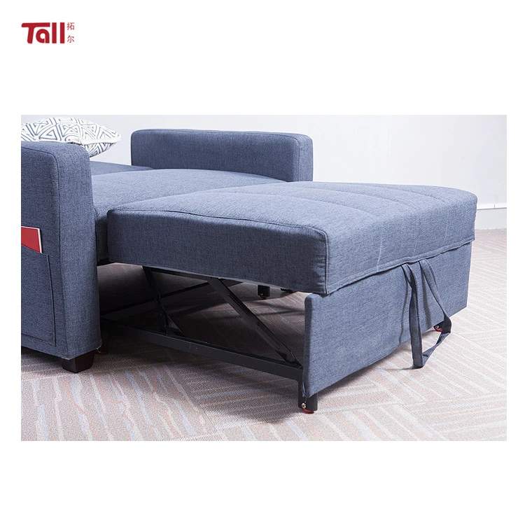 European style foldable sofa cum bed Modern sectional fabric sofa bed