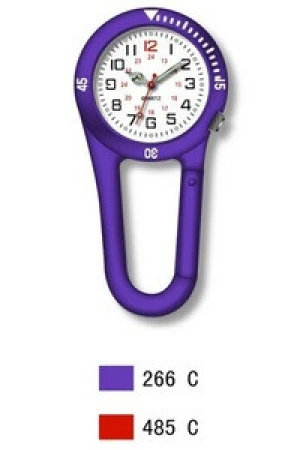 Existing mould Carabiner alloy nurse watch for out door sport pocket watch