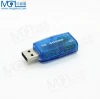 External USB Sound Card 5.1 Channel Audio Card Adapter 3.5mm Speaker Microphone Earphone Interface for PC Computer