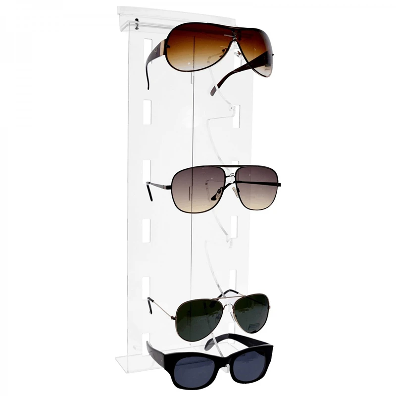 Eyeglasses Store Display Stand Slanted Optical Acrylic Sunglasses Display Holder