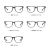 Import Eyewear Spectacle Frame Thin Unisex Eye Glass Big size Metal Optical Frames from China