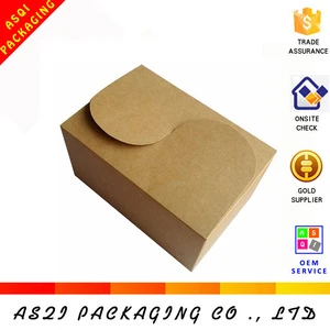 factory custom cheap recyclable kraft paper tie clip box