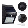 Factory customized solar outdoor motion sensor security led wall light with private logo
