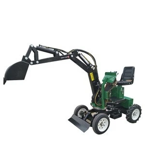 Factory Direct 0.55ton Towable Mini ATV Backhoe Digger Excavator Shovel