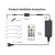 Import Factory direct led pixel with 5050 RGB bluetooth magic light with IP68 waterproof full color bulb String lights set from China