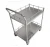 Import factory direct price stainless steel hospital trolley , medical trolly with castor from China