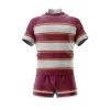 Factory Direct Sale Breathable Short Sleeve Mens Rugby Uniform Custom Size with Customized Logo Printing in a very low price