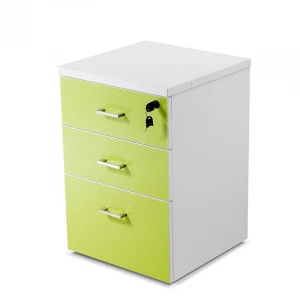 Factory-direct-sale office furniture with 3 drawers hanging wooden- file cabinet environmentally-friendly material for companny