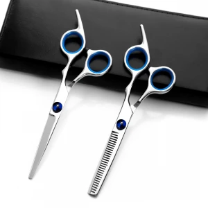 Factory direct sale portable stainless steel Hairdressing scissors family professional hairdressing scissors set