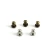 Import Factory direct supply bag accessory rivet for handbag feet brass round head rivet metal nipple studs from China