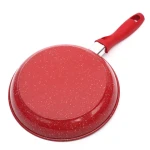 Factory Directly Selling Cheaper Price Carton-steel 24cm Household Item with Ceramic Coating Cooking Pan Skillet Fryiing Pan Pan