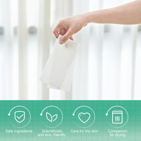 Factory Eco -Friendly Dryer Sheets Laundry Fabric Softener Dryer Sheets Box