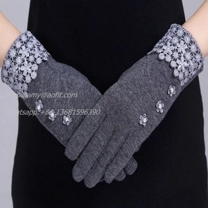 Factory Fashion Mittens Design Cheap Winter Knit Women Gloves