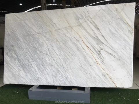 Factory manufactured top quality competitive price Carrara white marble for flooring tiles