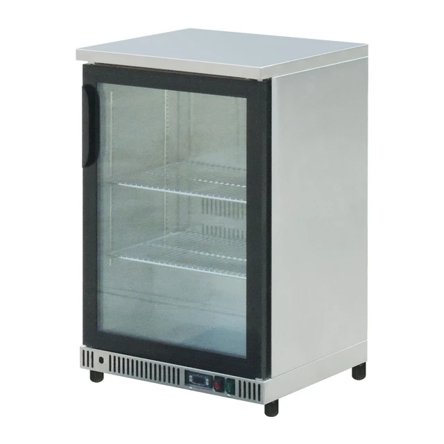 Factory Offer Stainless Steel Commercial use under Counter Mini  Fridge Bar Cooler