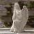 Import Factory price hand carved White marble religious garden statues life size garden decoration angle sculpture For Sale from China