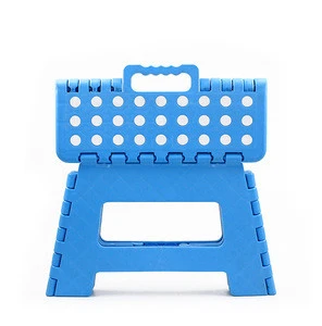 factory price widen 9 inches height EZ plastic foldable step stool