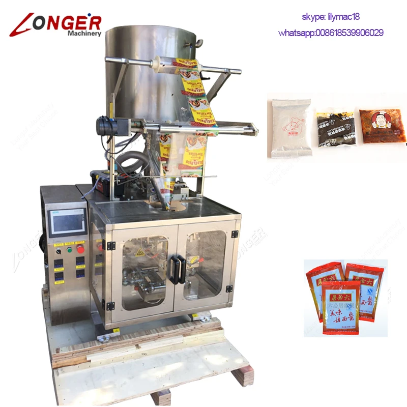 Factory Sale Sauce Bag Packaging Machinery Tomato Paste Filling And Sealing Packing Machine