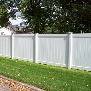 Factory Supply Cheap White Plastic PVC Vinyl Privacy Fence Panels