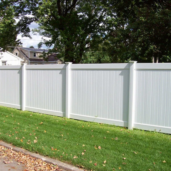 Factory Supply Cheap White Plastic PVC Vinyl Privacy Fence Panels