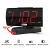 Import Factory Unique 2021 High-End Display Time With Rotating Base Digital digitale led clock from China