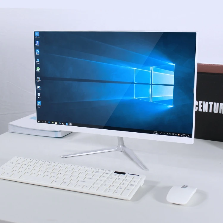 Factory White 21.5 inch all in one pc i3 i5 i7 desktop gaming computer